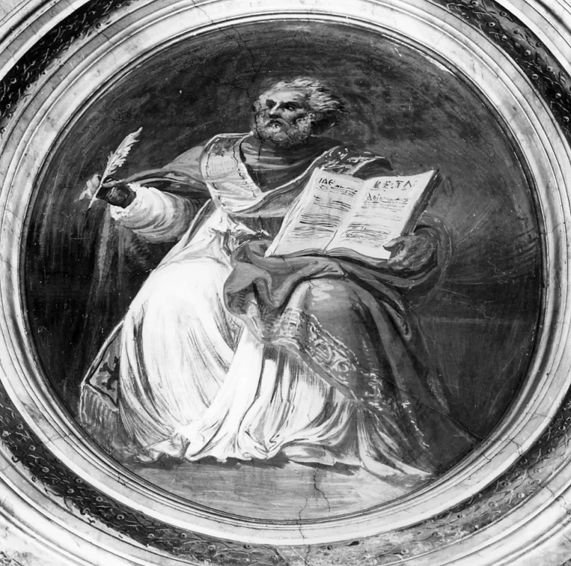 Trionfo della Chiesa - Chiesa di S. Giuseppe alla Lungara, Roma 1